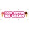 Signmission Hand Dipped Ice Cream Banner Heavy Duty 13 Oz Vinyl with Grommets B-96 Hand Dipped Ice Cream - alternate 1